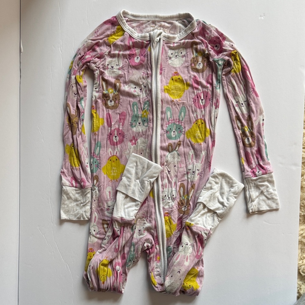 Little Sleepies Easter Print Footie